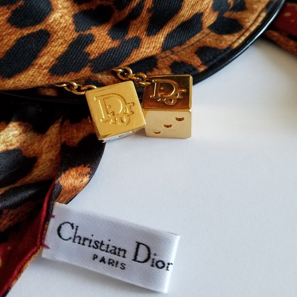 Dior Women\'s Leopard Hat and Silk Scarf main image 5